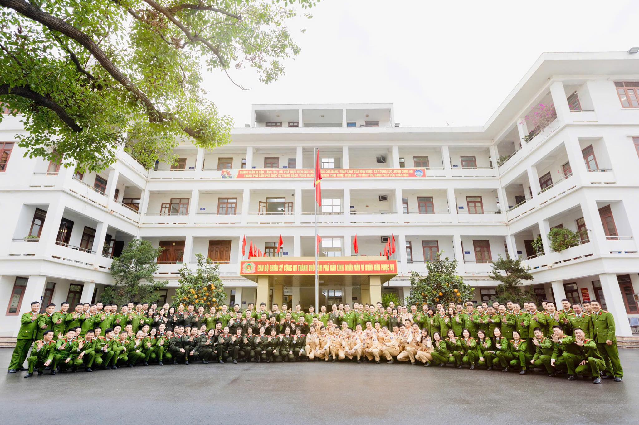 Cơ sở làm việc công an thành phố Cẩm Phả thuộc Công an tỉnh Quảng Ninh
