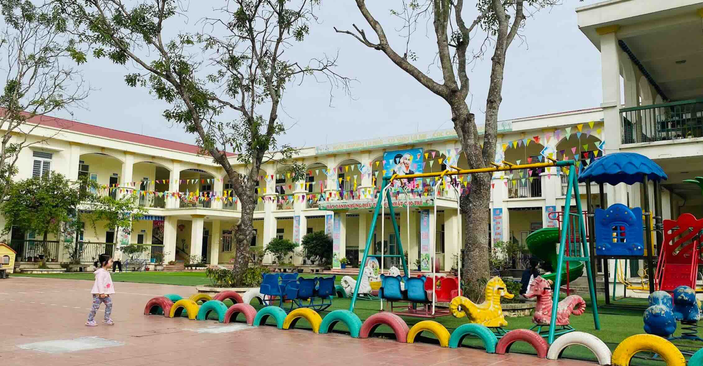 Trường mầm non xã Tiên Tiến; Hạng mục: Nhà hiệu bộ, sân vườn và các hạng mục phụ trợ