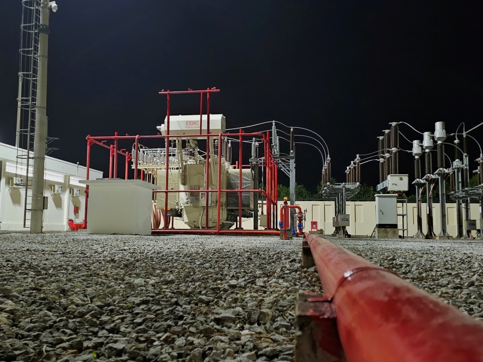 Công trình: Di chuyển đường điện trung thế 22KV, hạ thế 0,4kV và trạm biếp áp của Công ty điện lực Quảng Ninh phục vụ công tác GPMB dự án Khu đô thị đại lộ Hòa Bình kéo dài tại phường Hải Hòa, thành phố Móng Cái